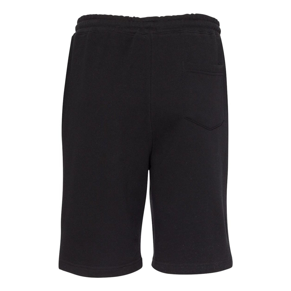Independent Trading Co. Men's Midweight Fleece Shorts - Black - Back