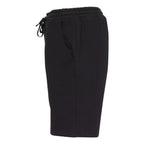 Independent Trading Co. Men's Midweight Fleece Shorts - Black - Direct Side
