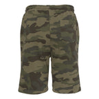 Independent Trading Co. Men's Midweight Fleece Shorts - Forest Camo - Back