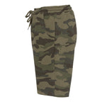 Independent Trading Co. Men's Midweight Fleece Shorts - Forest Camo - Direct Side