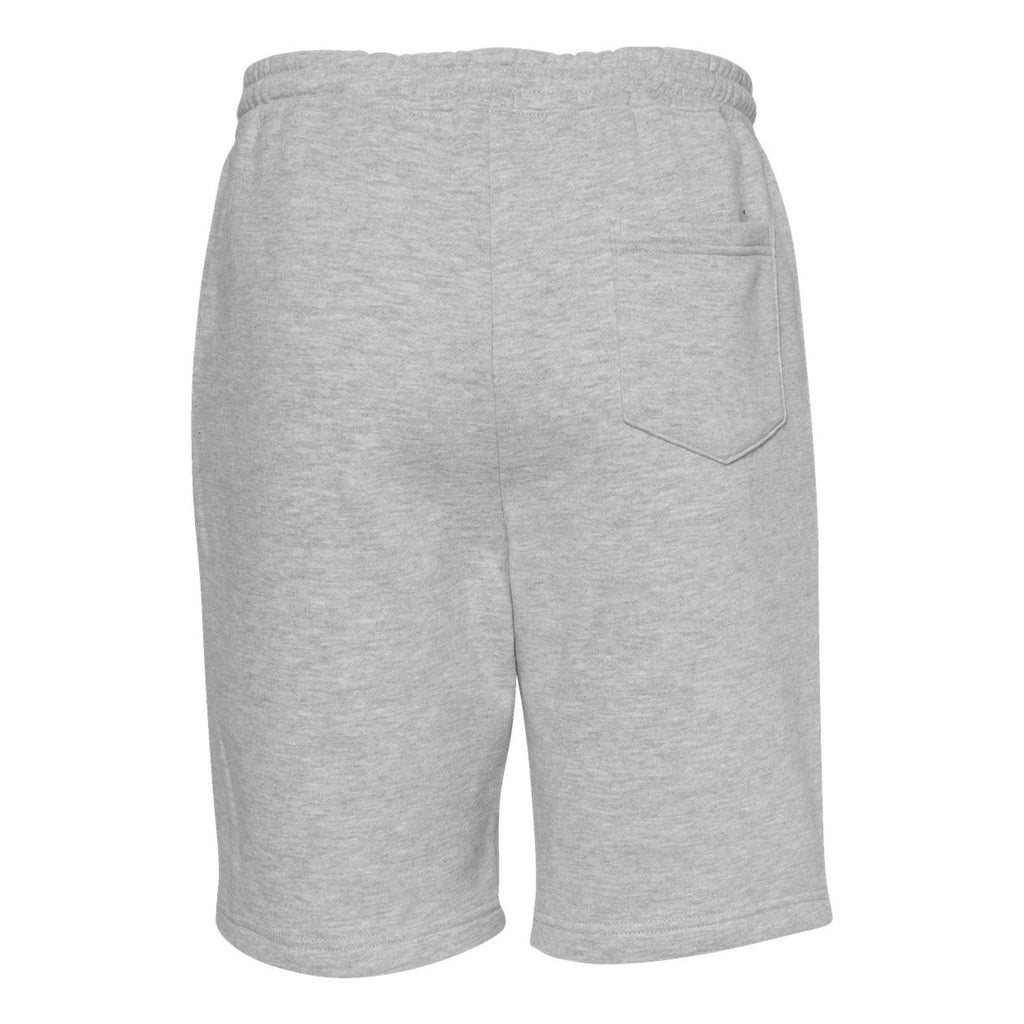 Independent Trading Co. Men's Midweight Fleece Shorts - Grey Heather - Back