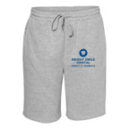 Independent Trading Co. Men's Midweight Fleece Shorts - Grey Heather - Front
