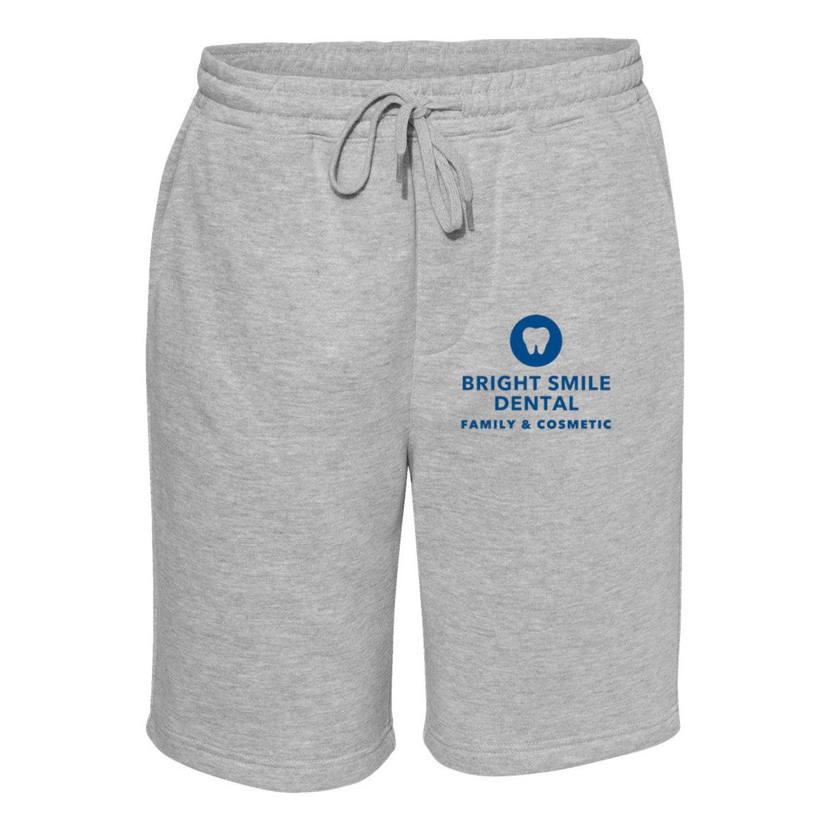 Independent Trading Co. Men's Midweight Fleece Shorts - Grey Heather - Front