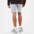 Independent Trading Co. Men's Midweight Fleece Shorts - Grey Heather - On Model Back