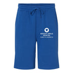 Independent Trading Co. Men's Midweight Fleece Shorts - Royal - Front