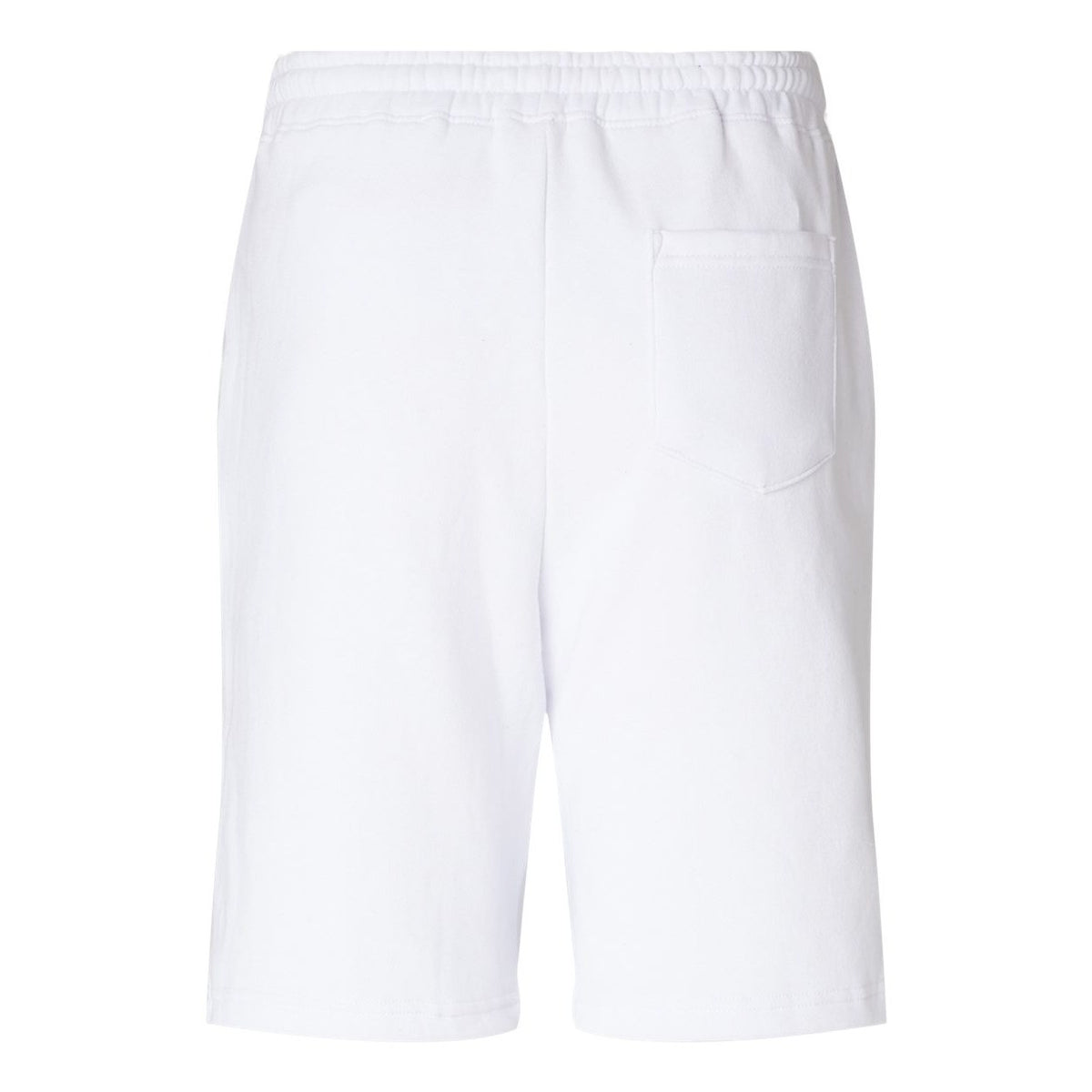 Independent Trading Co. Men's Midweight Fleece Shorts - White - Back