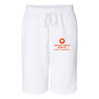 Independent Trading Co. Men's Midweight Fleece Shorts - White - Front