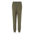 Independent Trading Co. Men's Midweight Fleece Sweatpants - Army - Back