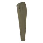 Independent Trading Co. Men's Midweight Fleece Sweatpants - Army - Direct Side