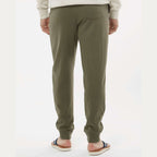 Independent Trading Co. Men's Midweight Fleece Sweatpants - Army - On Model Back