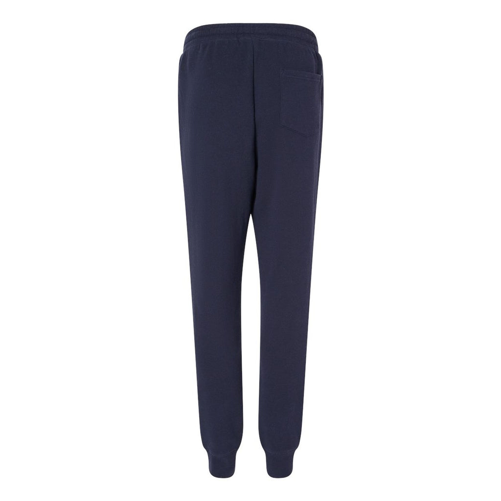 Independent Trading Co. Men's Midweight Fleece Sweatpants - Classic Navy - Back