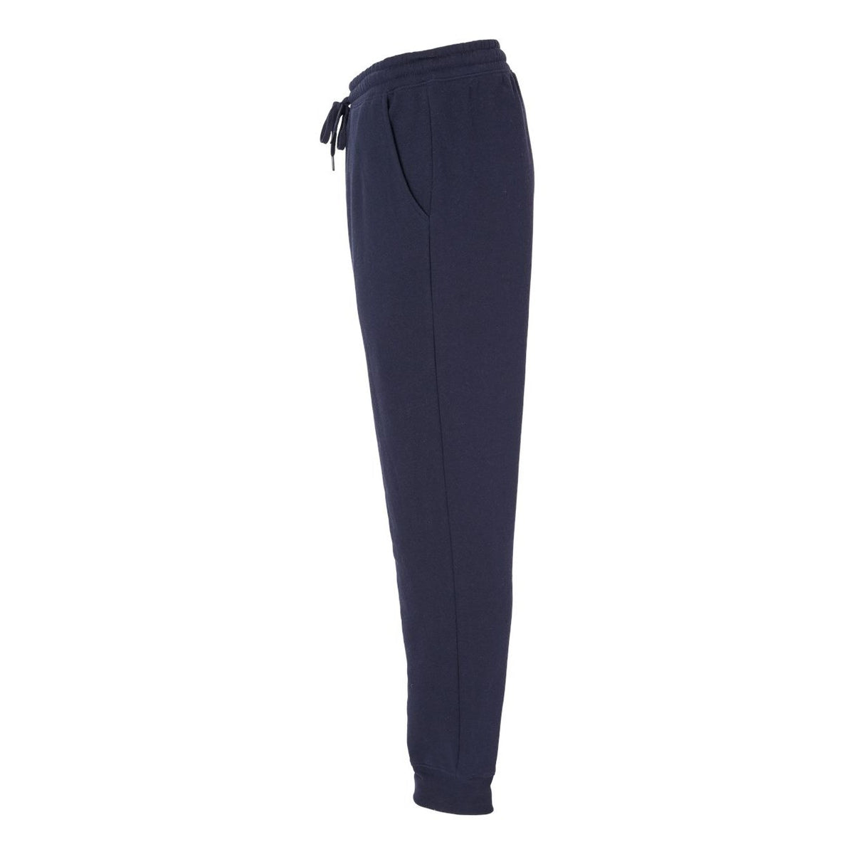 Independent Trading Co. Men's Midweight Fleece Sweatpants - Classic Navy - Direct Side