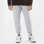 Independent Trading Co. Men's Midweight Fleece Sweatpants - Grey Heather - On Model Front