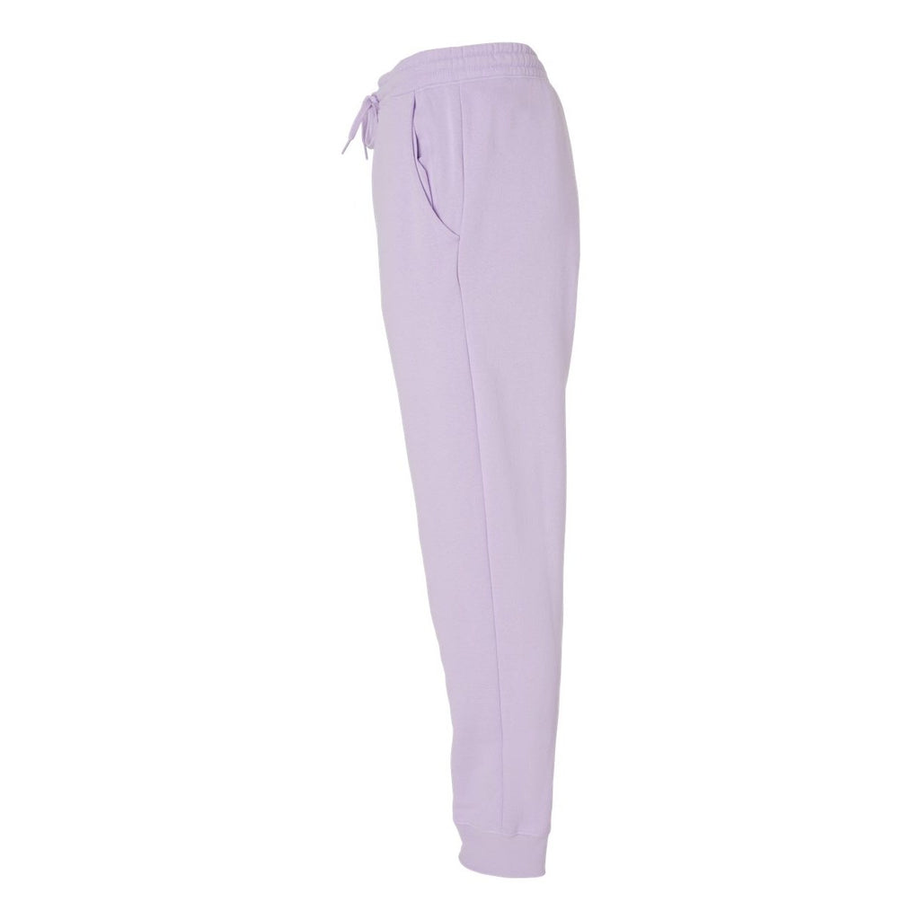 Independent Trading Co. Men's Midweight Fleece Sweatpants - Lavender - Direct Side
