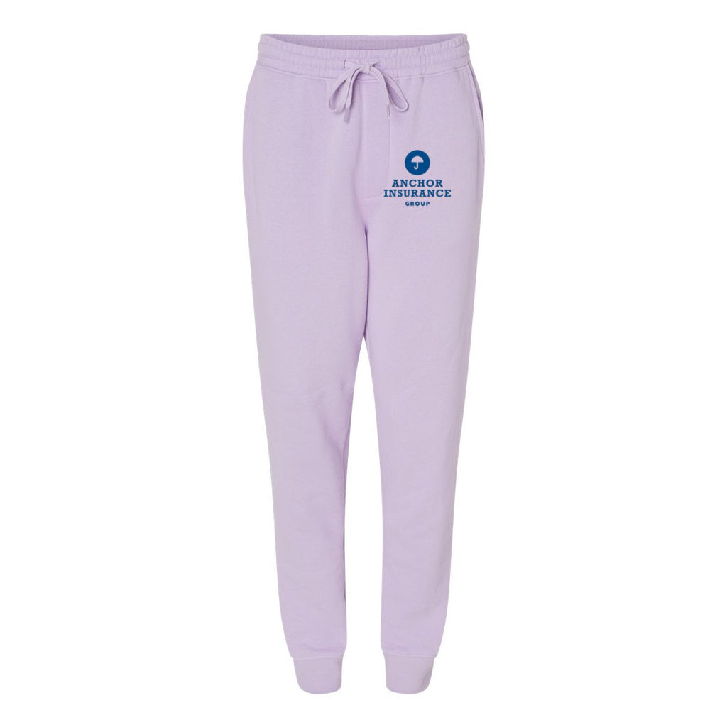 Independent Trading Co. Men's Midweight Fleece Sweatpants - Lavender - Front