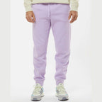 Independent Trading Co. Men's Midweight Fleece Sweatpants - Lavender - On Model Front