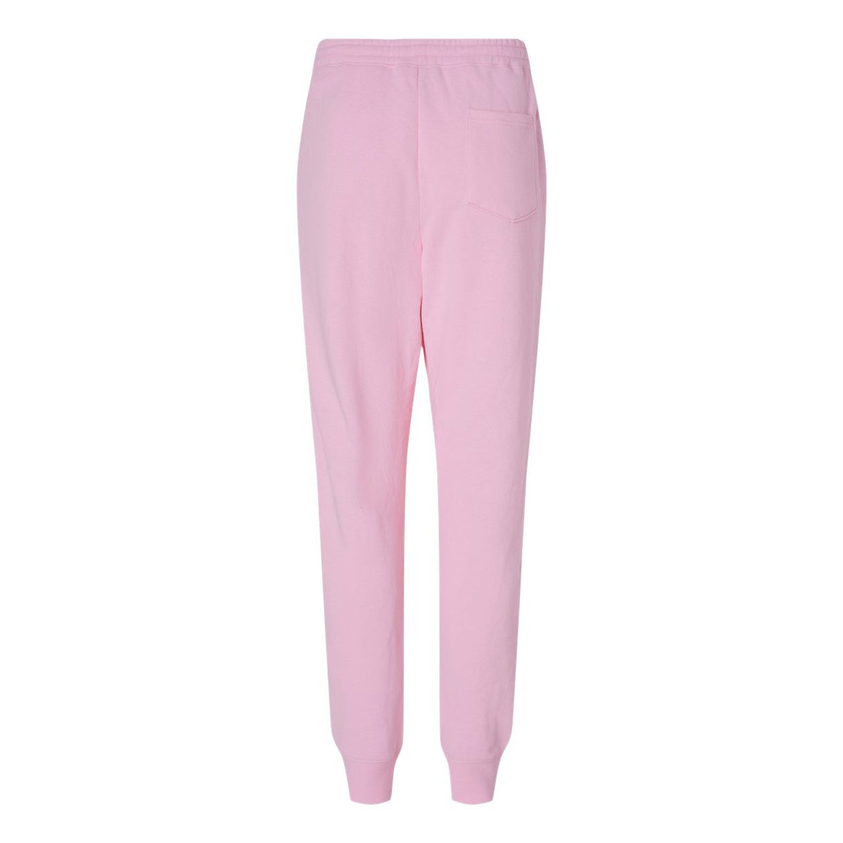 Independent Trading Co. Men's Midweight Fleece Sweatpants - Light Pink - Back