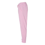Independent Trading Co. Men's Midweight Fleece Sweatpants - Light Pink - Direct Side
