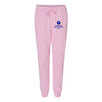Independent Trading Co. Men's Midweight Fleece Sweatpants - Light Pink - Front