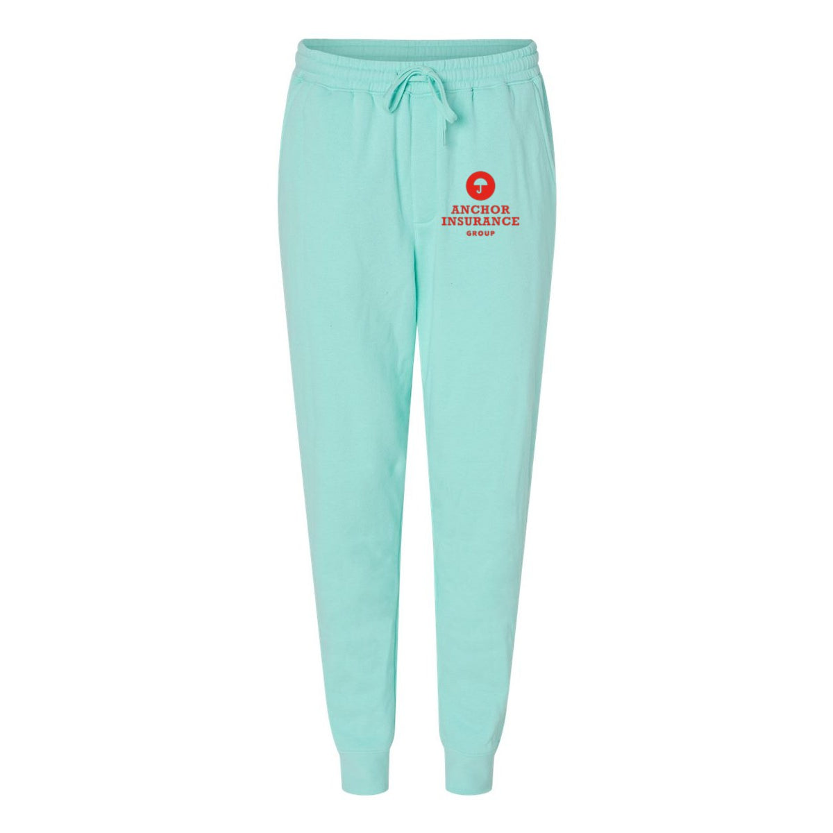 Independent Trading Co. Men's Midweight Fleece Sweatpants - Mint - Front