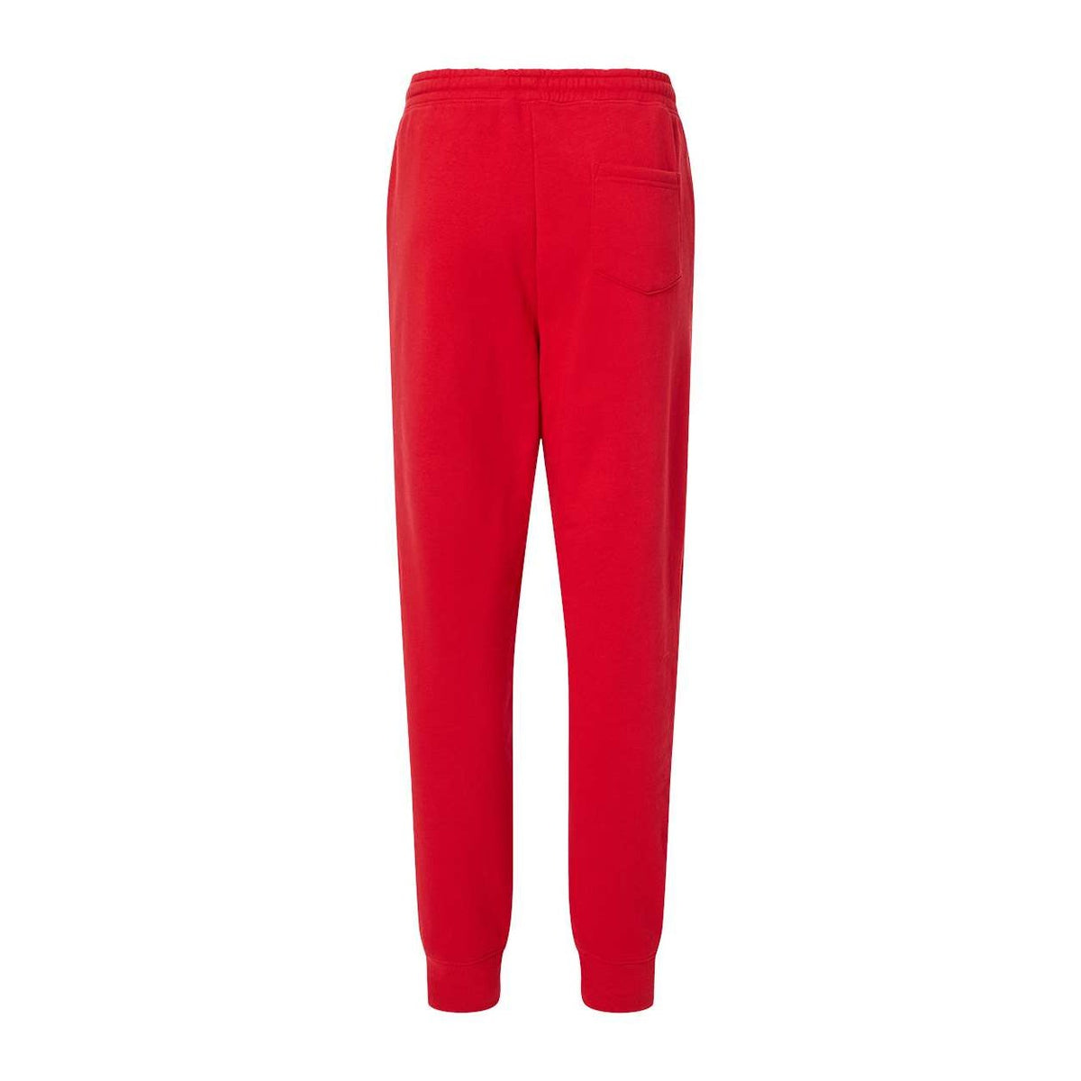 Independent Trading Co. Men's Midweight Fleece Sweatpants - Red - Back