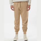 Independent Trading Co. Men's Midweight Fleece Sweatpants - Sandstone - On Model Front