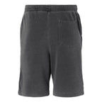 Independent Trading Co. Unisex Pigment-Dyed Fleece Shorts - Pigment Black - Back