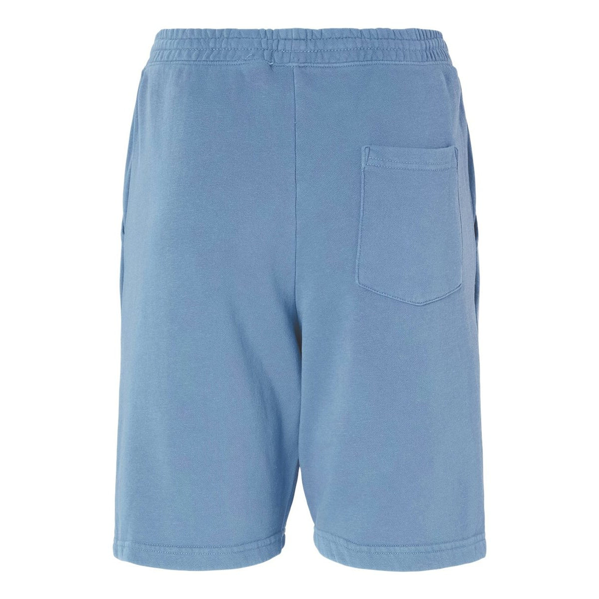 Independent Trading Co. Unisex Pigment-Dyed Fleece Shorts - Pigment Light Blue - Back
