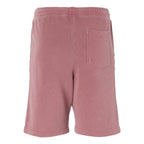 Independent Trading Co. Unisex Pigment-Dyed Fleece Shorts - Pigment Maroon - Back
