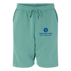 Independent Trading Co. Unisex Pigment-Dyed Fleece Shorts - Pigment Mint - Front
