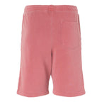 Independent Trading Co. Unisex Pigment-Dyed Fleece Shorts - Pigment Pink - Back