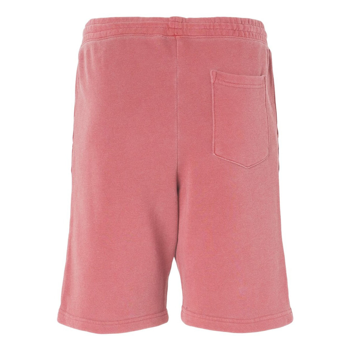 Independent Trading Co. Unisex Pigment-Dyed Fleece Shorts - Pigment Pink - Back