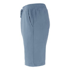 Independent Trading Co. Unisex Pigment-Dyed Fleece Shorts - Pigment Slate Blue - Direct Side