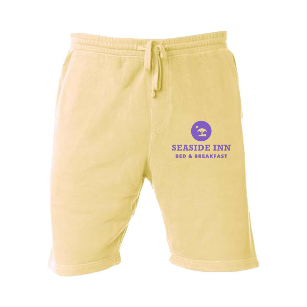 Independent Trading Co. Unisex Pigment-Dyed Fleece Shorts - Pigment Yellow - Front
