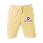 Independent Trading Co. Unisex Pigment-Dyed Fleece Shorts - Pigment Yellow - Front