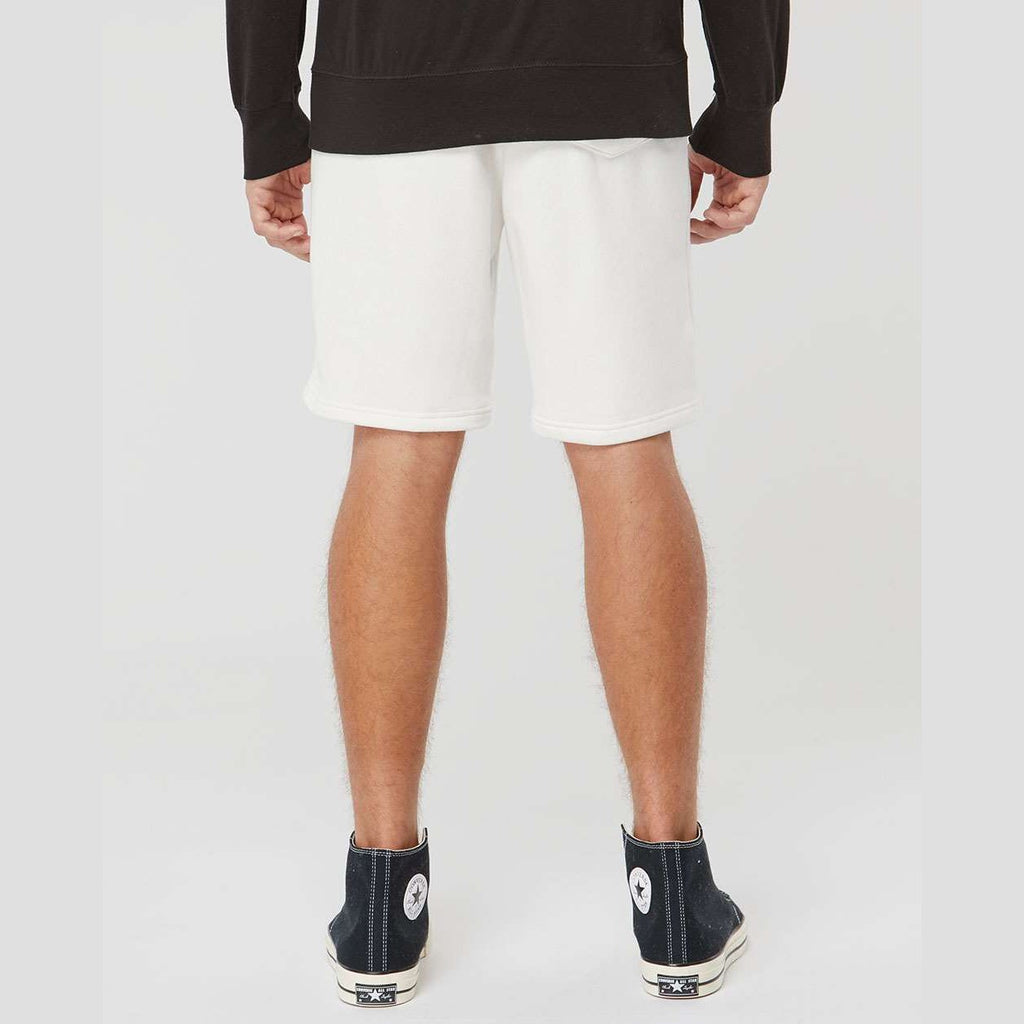 Independent Trading Co. Unisex Pigment-Dyed Fleece Shorts - Prepared For Dye - On Model Back