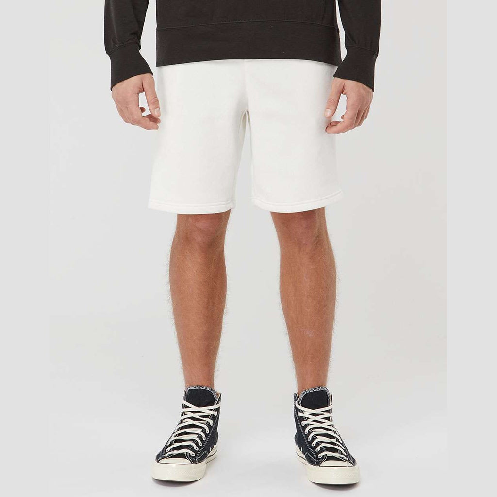 Independent Trading Co. Unisex Pigment-Dyed Fleece Shorts - Prepared For Dye - On Model Front