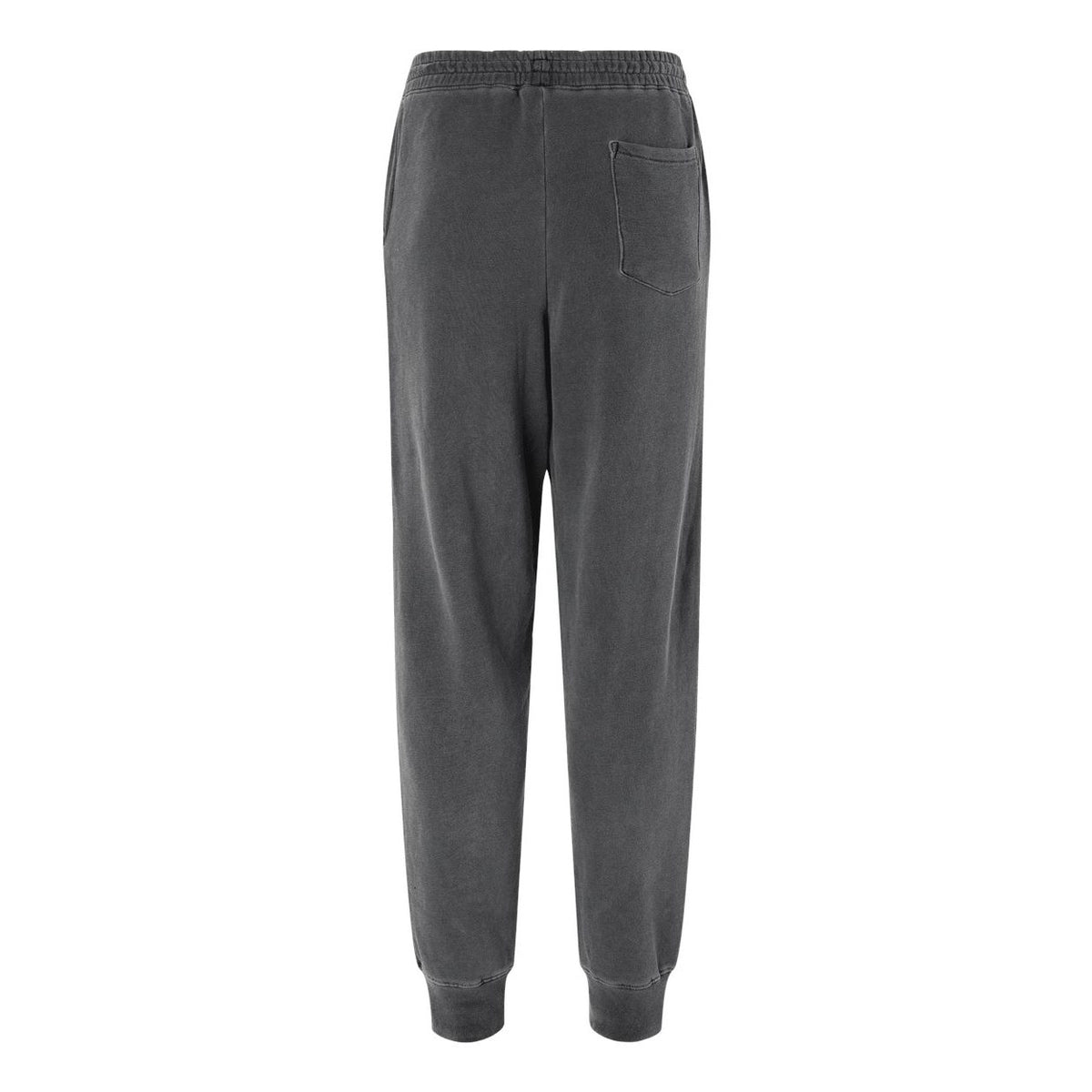 Independent Trading Co. Unisex Pigment-Dyed Fleece Sweatpants - Pigment Black - Back