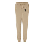 Independent Trading Co. Unisex Pigment-Dyed Fleece Sweatpants - Pigment Sandstone - Front