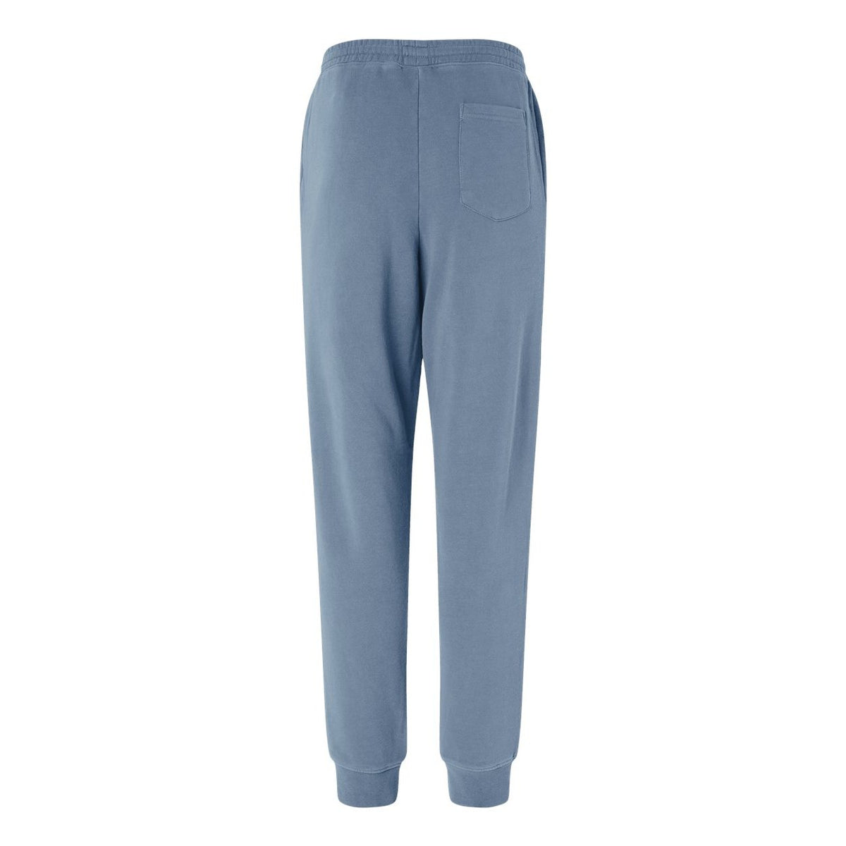 Independent Trading Co. Unisex Pigment-Dyed Fleece Sweatpants - Pigment Slate Blue - Back