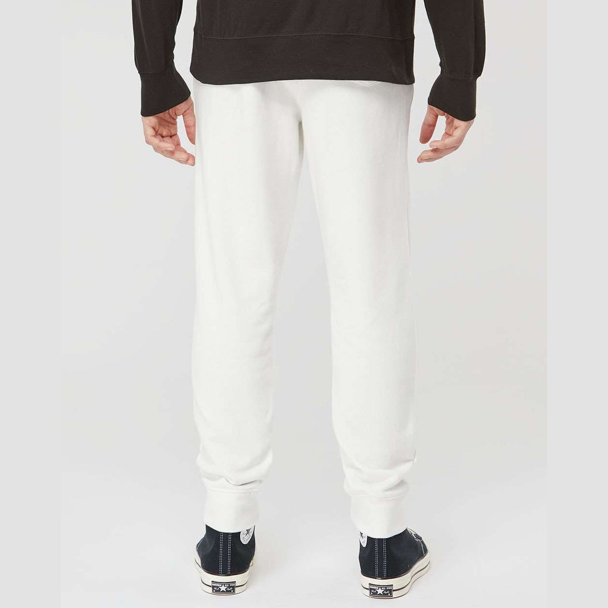 Independent Trading Co. Unisex Pigment-Dyed Fleece Sweatpants - Prepared For Dye - On Model Back