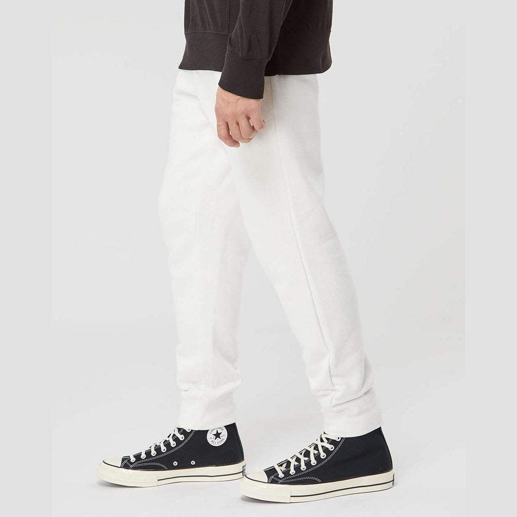 Independent Trading Co. Unisex Pigment-Dyed Fleece Sweatpants - Prepared For Dye - On Model Side