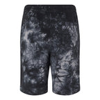 Independent Trading Co. Unisex Tie-Dyed Fleece Shorts - Tie Dye Black - Back