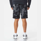 Independent Trading Co. Unisex Tie-Dyed Fleece Shorts - Tie Dye Black - On Model Back