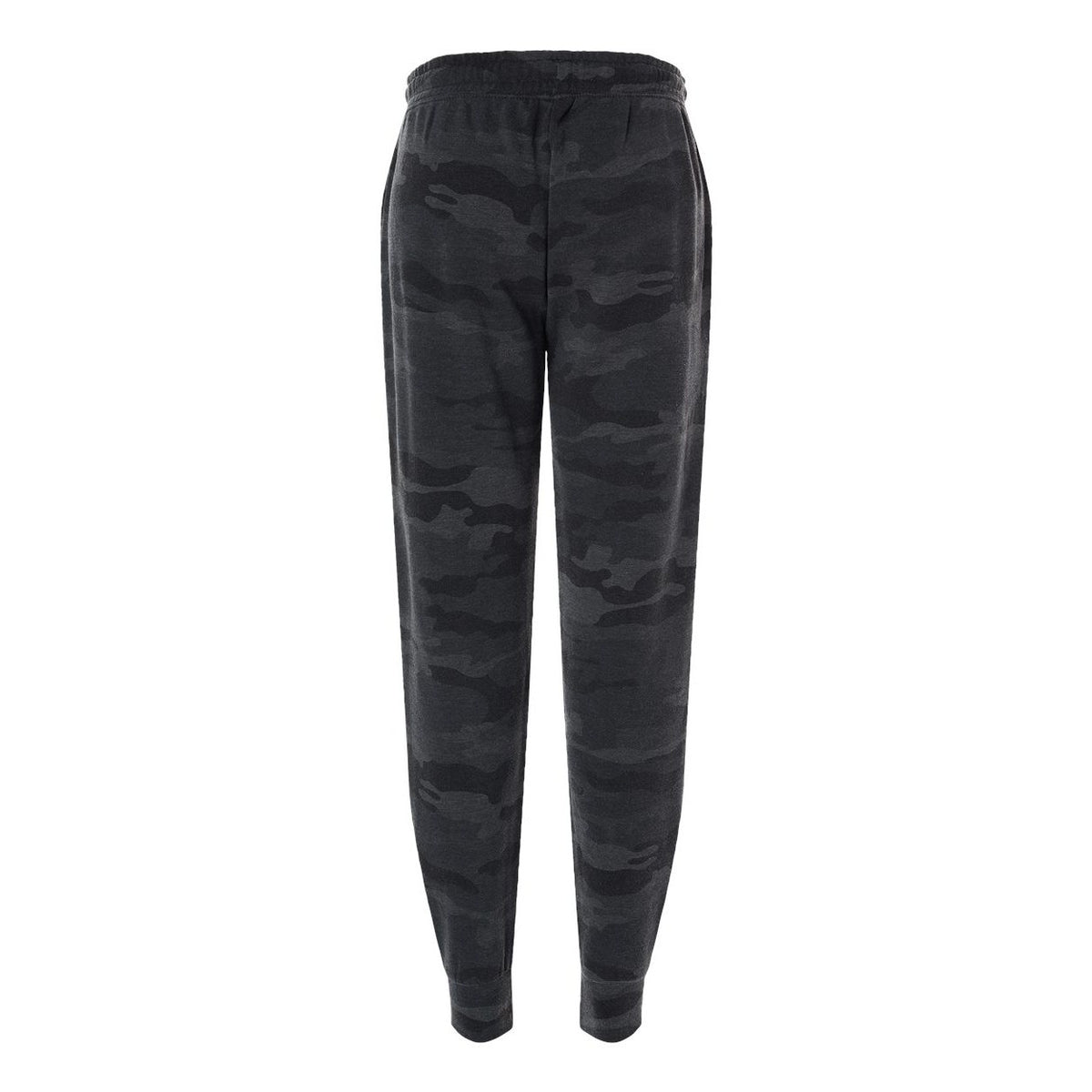 Independent Trading Co. Women's California Wave Wash Sweatpants - Black Camo Heather - Back
