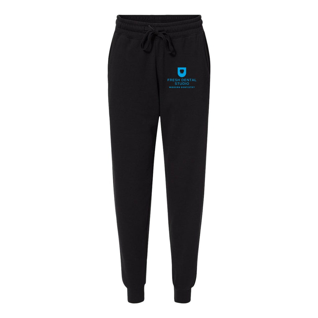 Independent Trading Co. Women's California Wave Wash Sweatpants - Black - Front