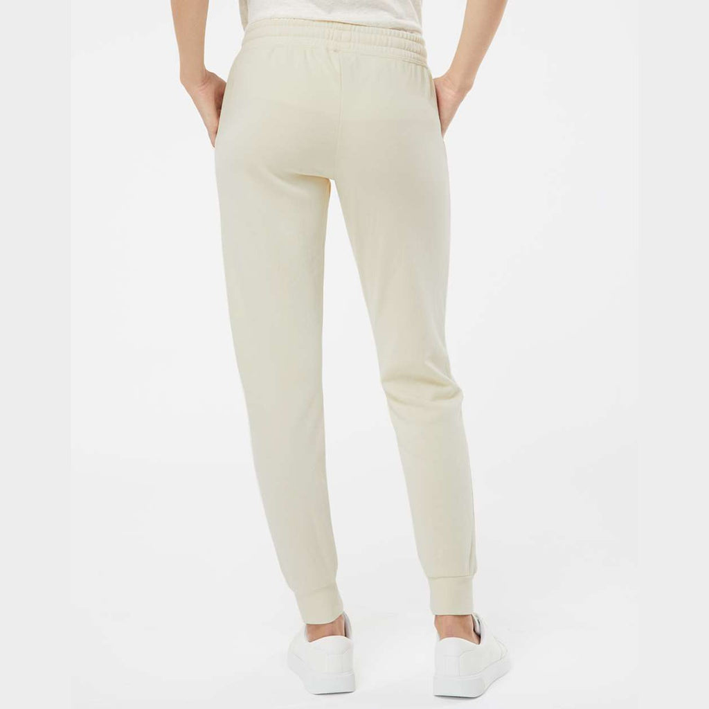 Independent Trading Co. Women's California Wave Wash Sweatpants - Bone - On Model Back
