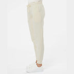 Independent Trading Co. Women's California Wave Wash Sweatpants - Bone - On Model Side