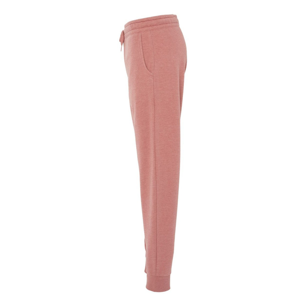 Independent Trading Co. Women's California Wave Wash Sweatpants - Dusty Rose - Direct Side
