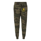 Independent Trading Co. Women's California Wave Wash Sweatpants - Forest Camo Heather - Front